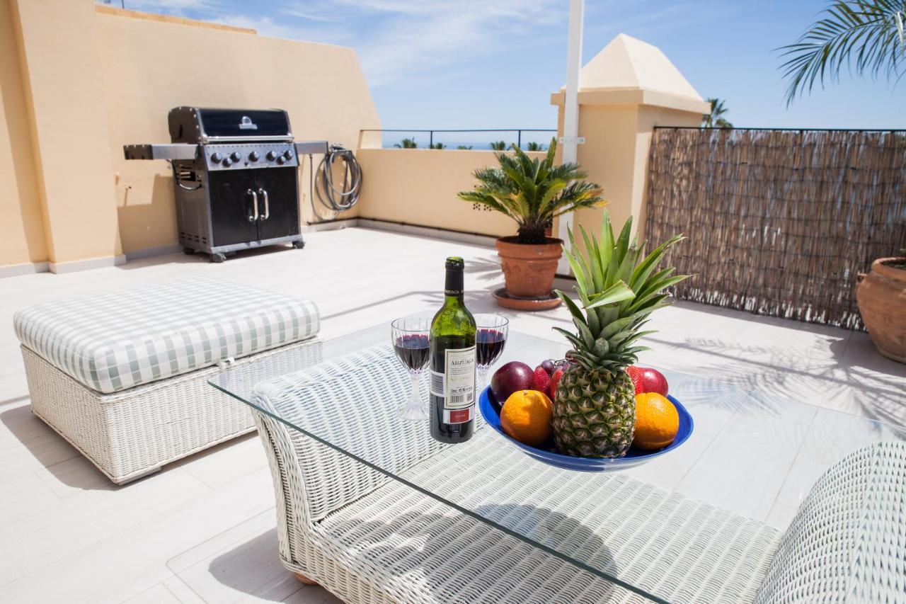 Spacious 200 Sq.M. Penthouse With Sea View Terraces トレモリノス エクステリア 写真