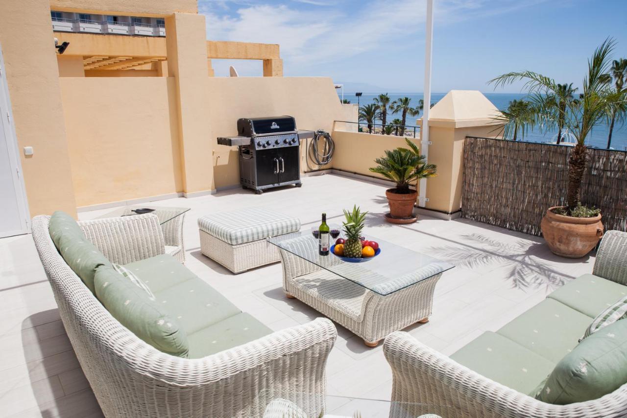 Spacious 200 Sq.M. Penthouse With Sea View Terraces トレモリノス エクステリア 写真